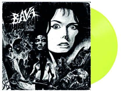 BAVA - "The Mask of the Demon" transparent yellow 7"